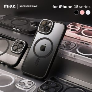 レンズガード一体型MagSafe対応クリアケース【iPhone 15シリーズ】